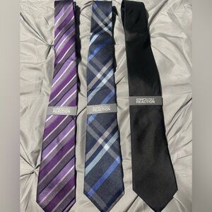 Kenneth Cole Bundle Consisting of 3 Ties, 
All New